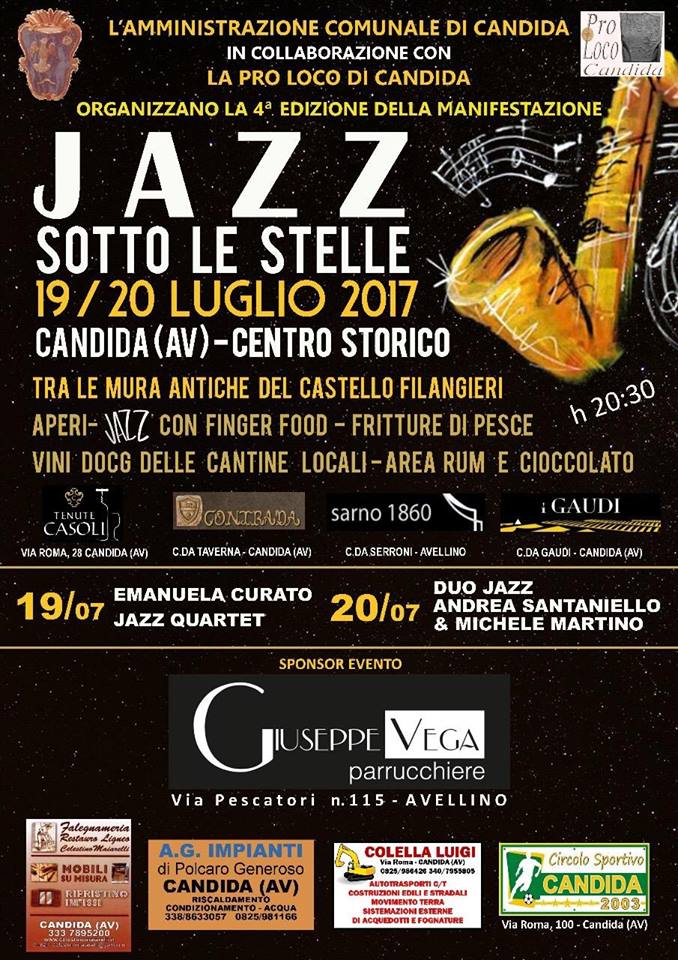 A Candida 19 e 20 luglio "Jazz sotto le stelle"