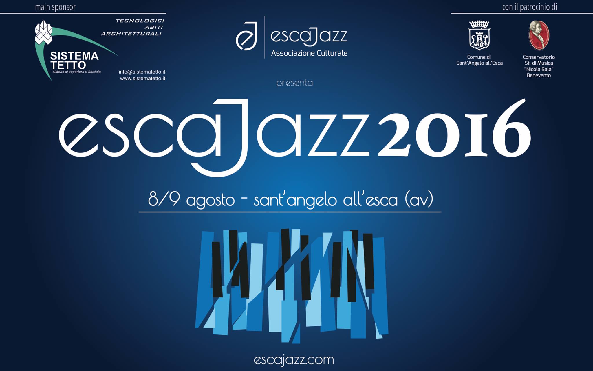 Il jazz protagonista a Sant'Angelo all'Esca l'8 ed il 9 agosto