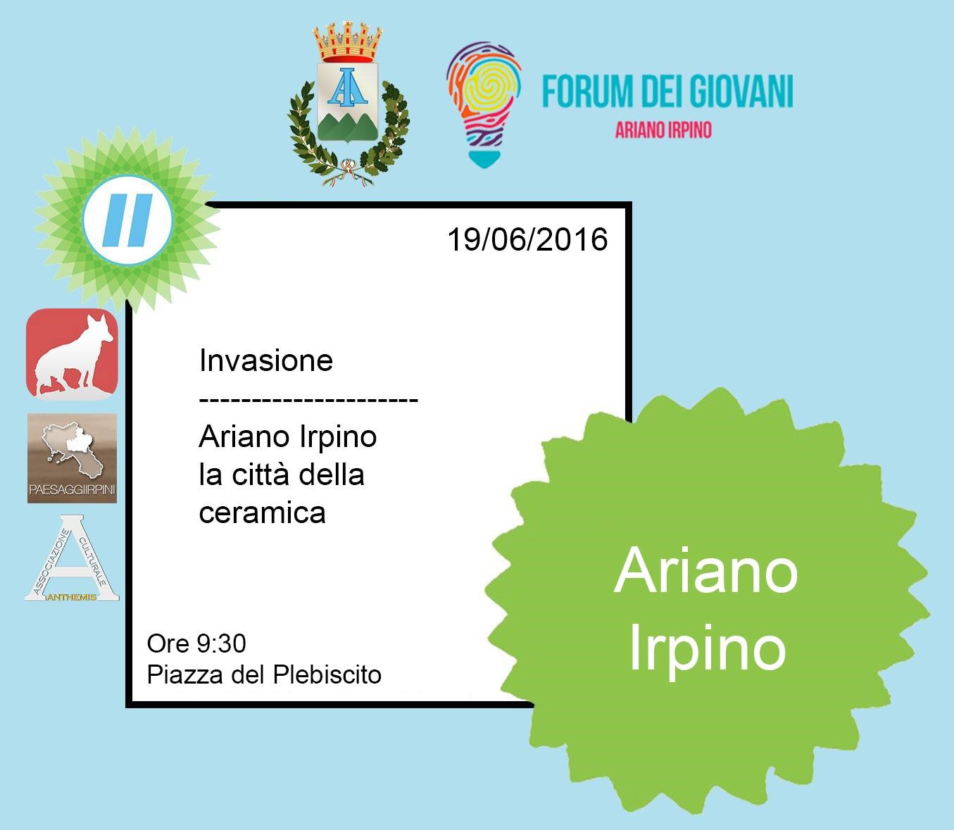 Invasione ad Ariano Irpino: la città della ceramica