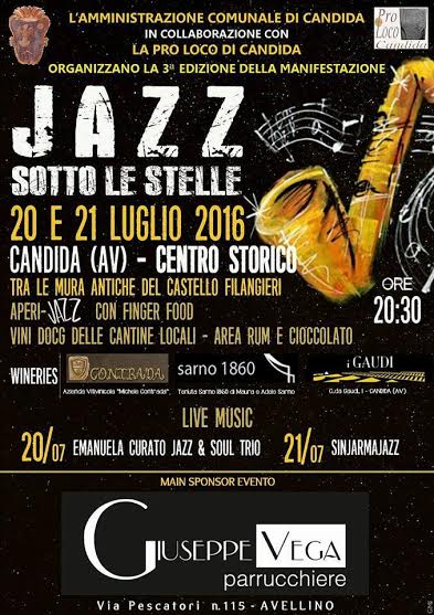 A Candida 20 e 21 luglio "Jazz sotto le stelle"