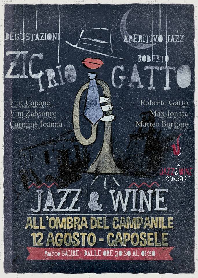 Il 12 agosto il jazz protagonista al "Caposele Jazz&Wine, all'Ombra del Campanile"