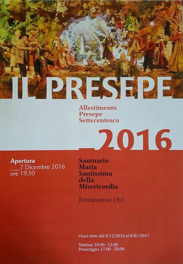 Il 7 dicembre a Fontanarosa inaugurazione del favoloso "presepe settecentesco"